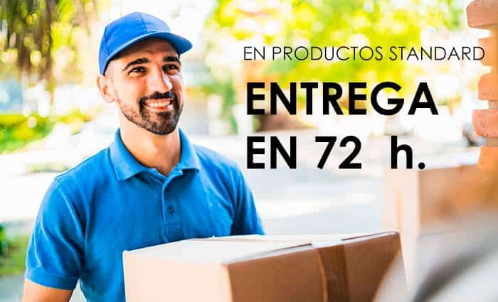 entrega en 72 horas en producto standard